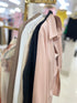 Women Casual Satin Spaghetti Straps Maxi Dress With Shirts